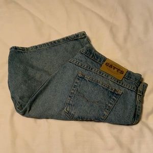 GATTS Blue Jean Cotton Denim Shorts (38” waist)